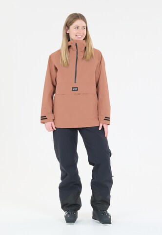 SLOPE Athletic Jacket 'Ruki' in Brown