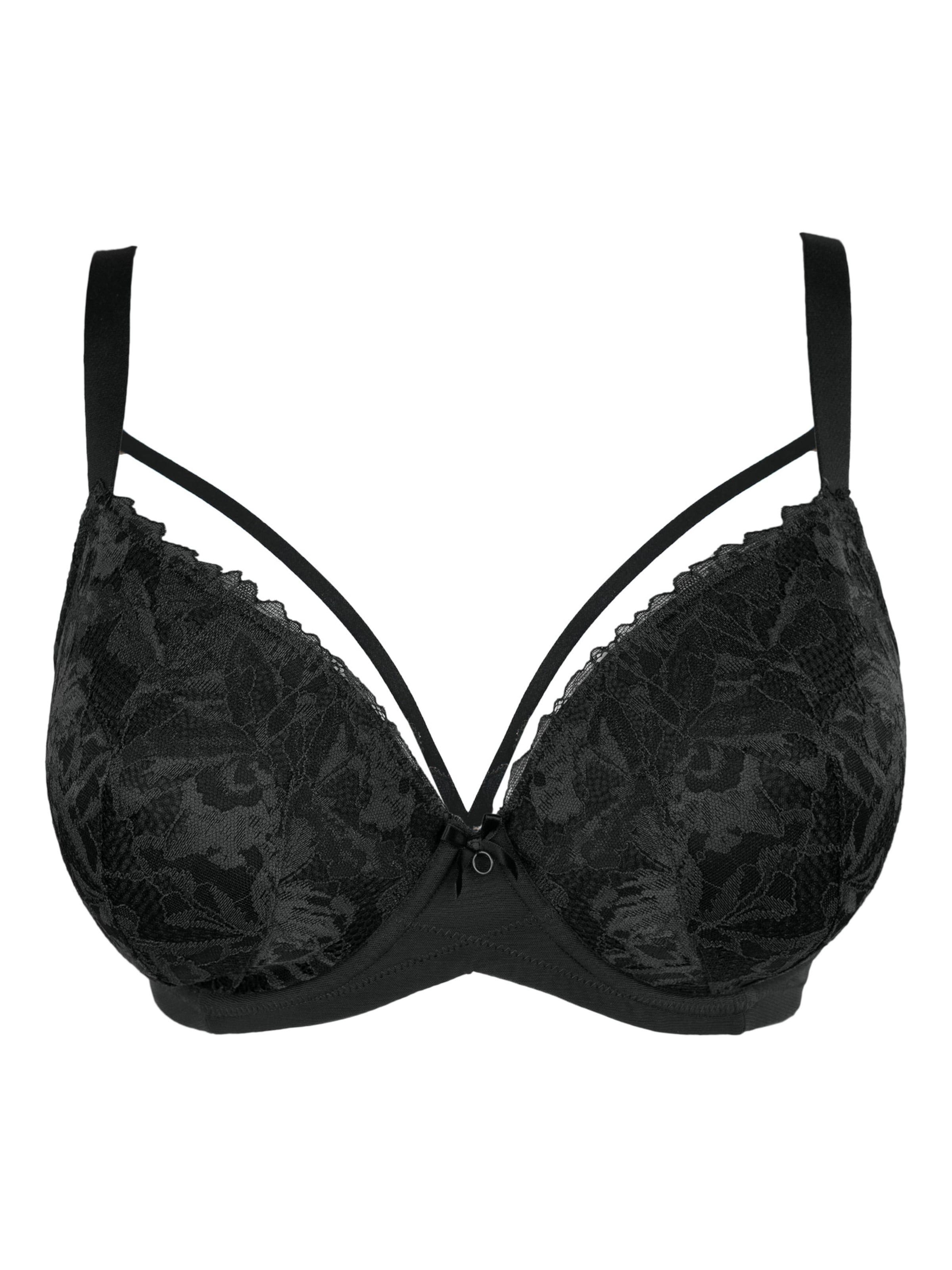 Invisible Soutien-gorge 'Vienna' SugarShape en noir : devant