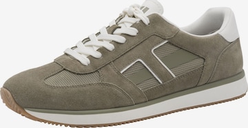 Baskets basses Tamaris en vert : devant