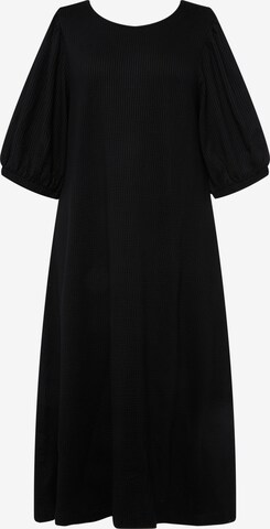 Robe Ulla Popken en noir : devant