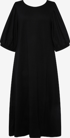 Robe Ulla Popken en noir : devant