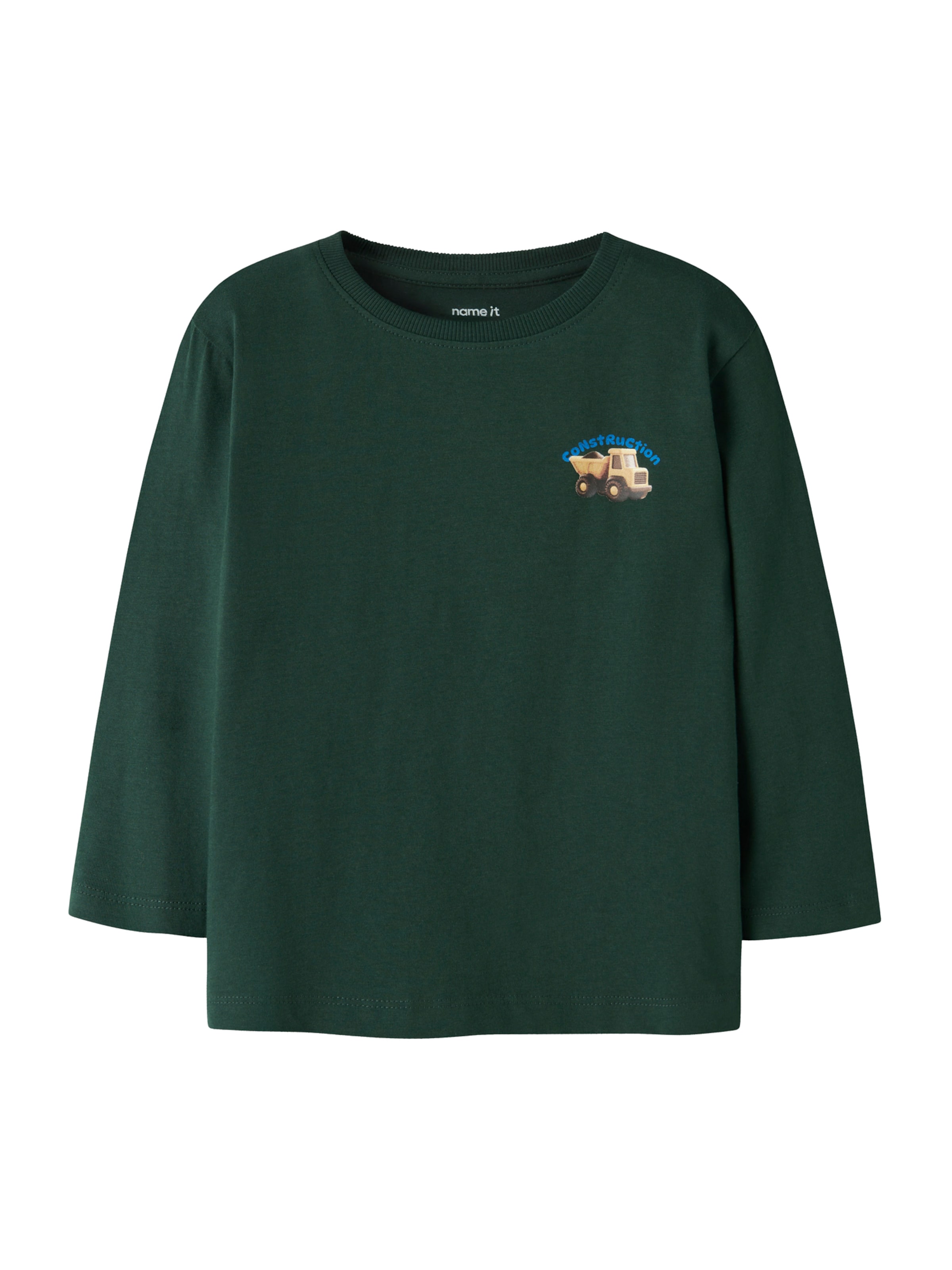 NAME IT Shirt 'NMMOBRIAN' in Groen: voorkant