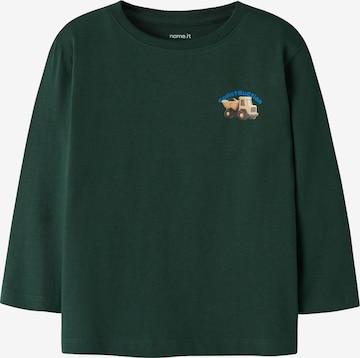 NAME IT Shirt 'NMMOBRIAN' in Groen: voorkant
