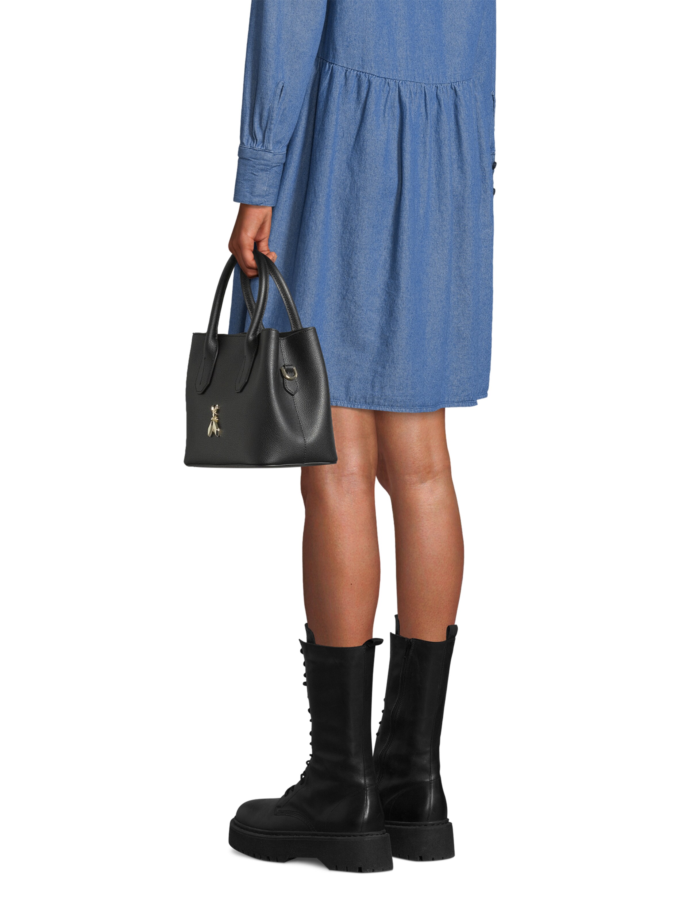 PATRIZIA PEPE Handtasche in Schwarz