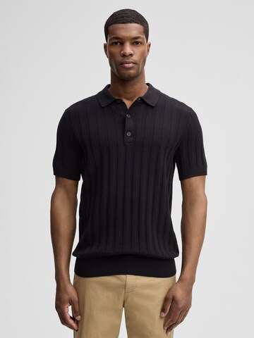 STRELLSON Shirt 'Robas' in Zwart: voorkant