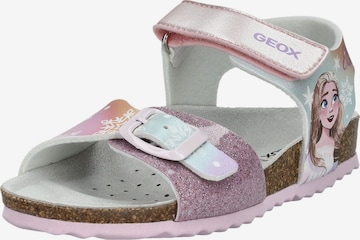 Sandalo di GEOX in rosa: frontale