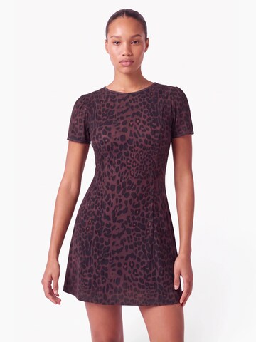 ABOUT YOU Kleid 'Peyton' in Braun: Vorderseite