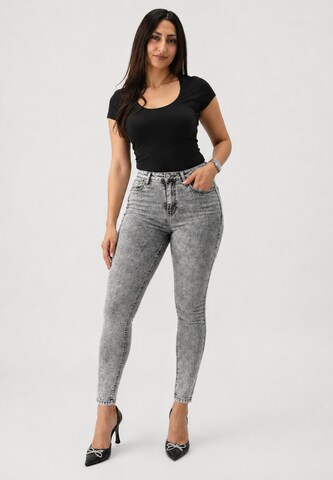 Slimfit Jeans di Elara in grigio