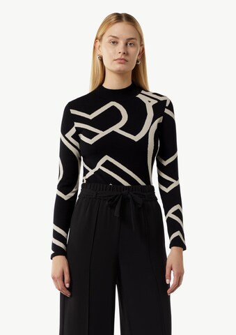 COMMA Trui in Zwart: voorkant