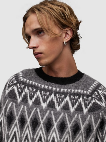 AllSaints - Pullover 'ACES' em cinzento