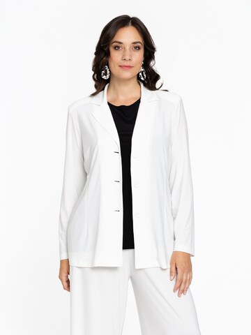 Yoek Blazer in White: front