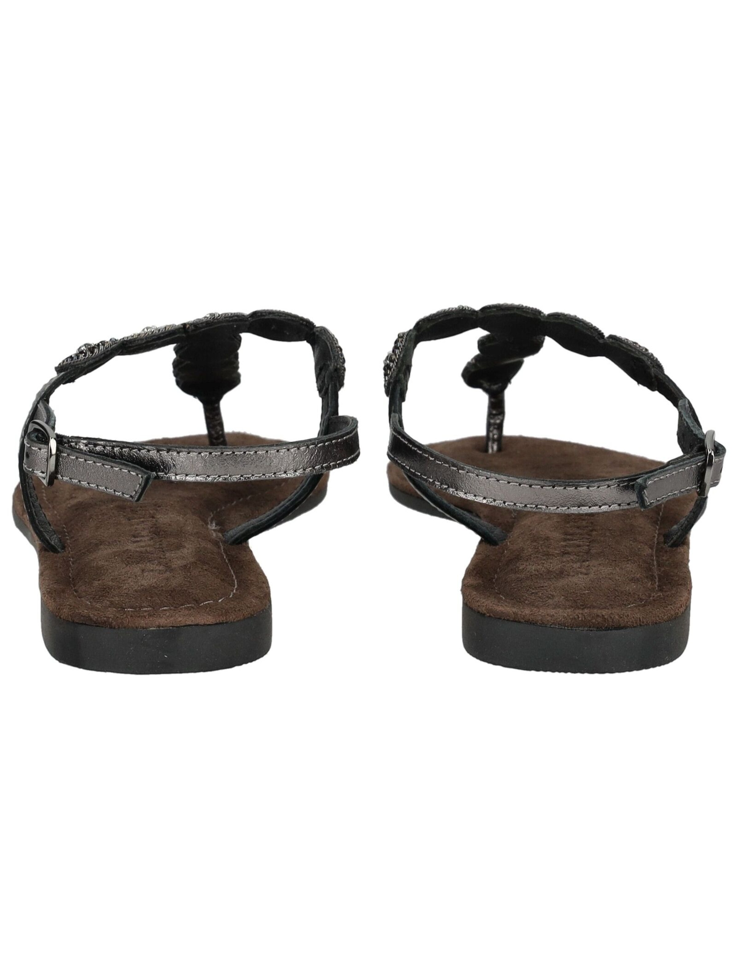 Tongs LAZAMANI en noir