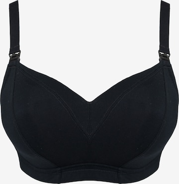 SugarShape Bustier Imetysliivit 'Cozymama' värissä musta: etupuoli