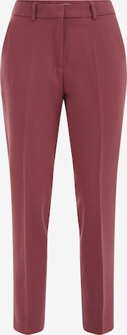 WE FashionSlimfit Hlače na crtu - roza boja: prednji dio
