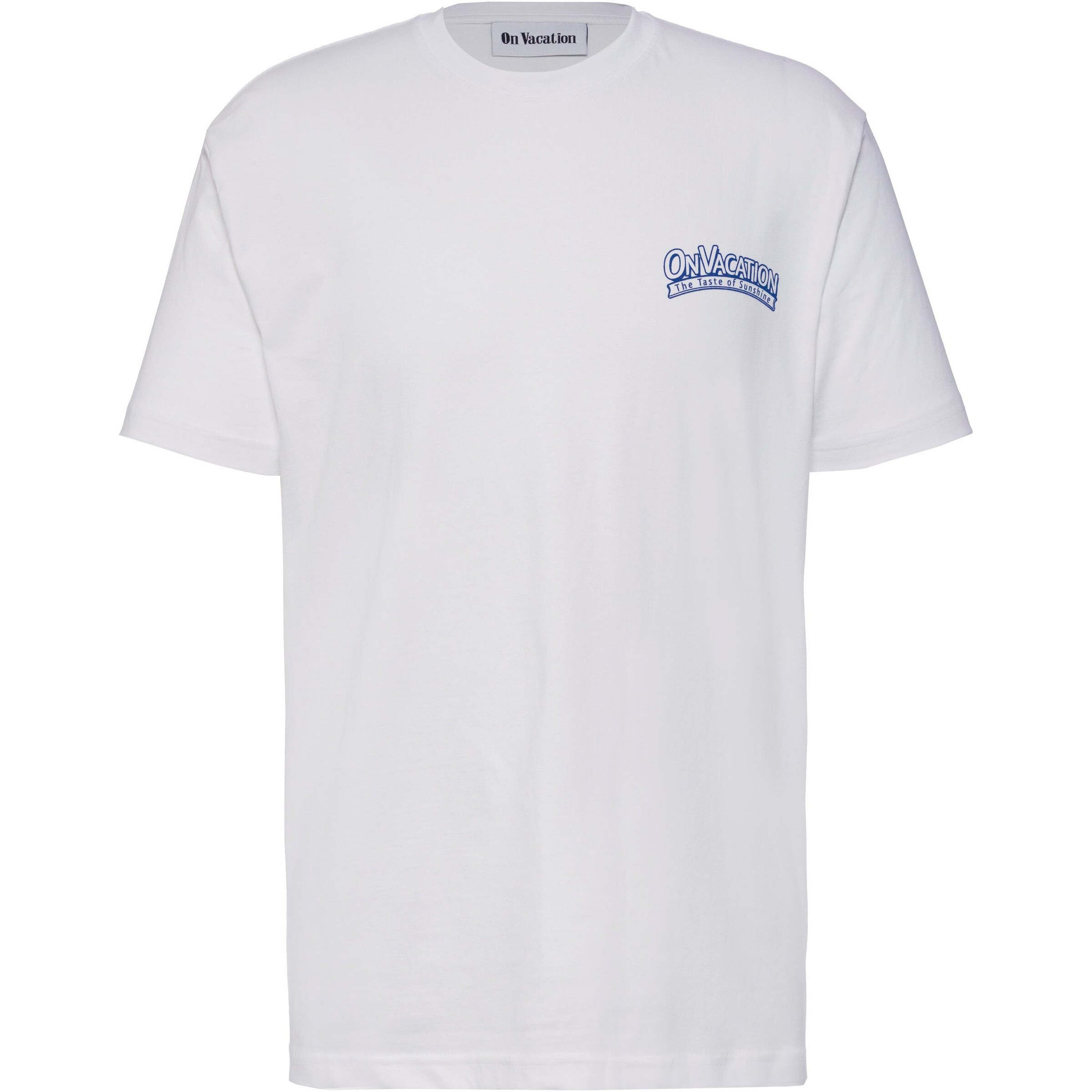 On Vacation Shirt 'Refresh' in White: front
