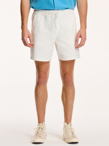 Shiwi Regular Trousers 'Josh' in White: front