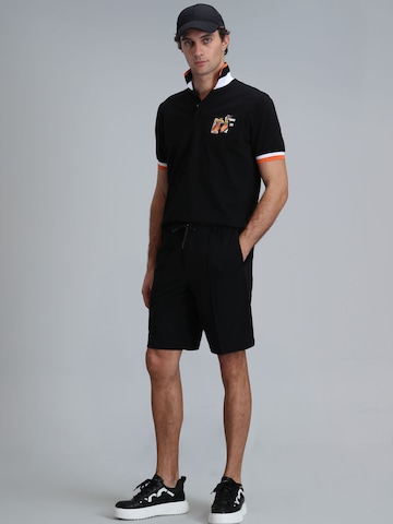 Coupe slim Pantalon chino Lufian en noir
