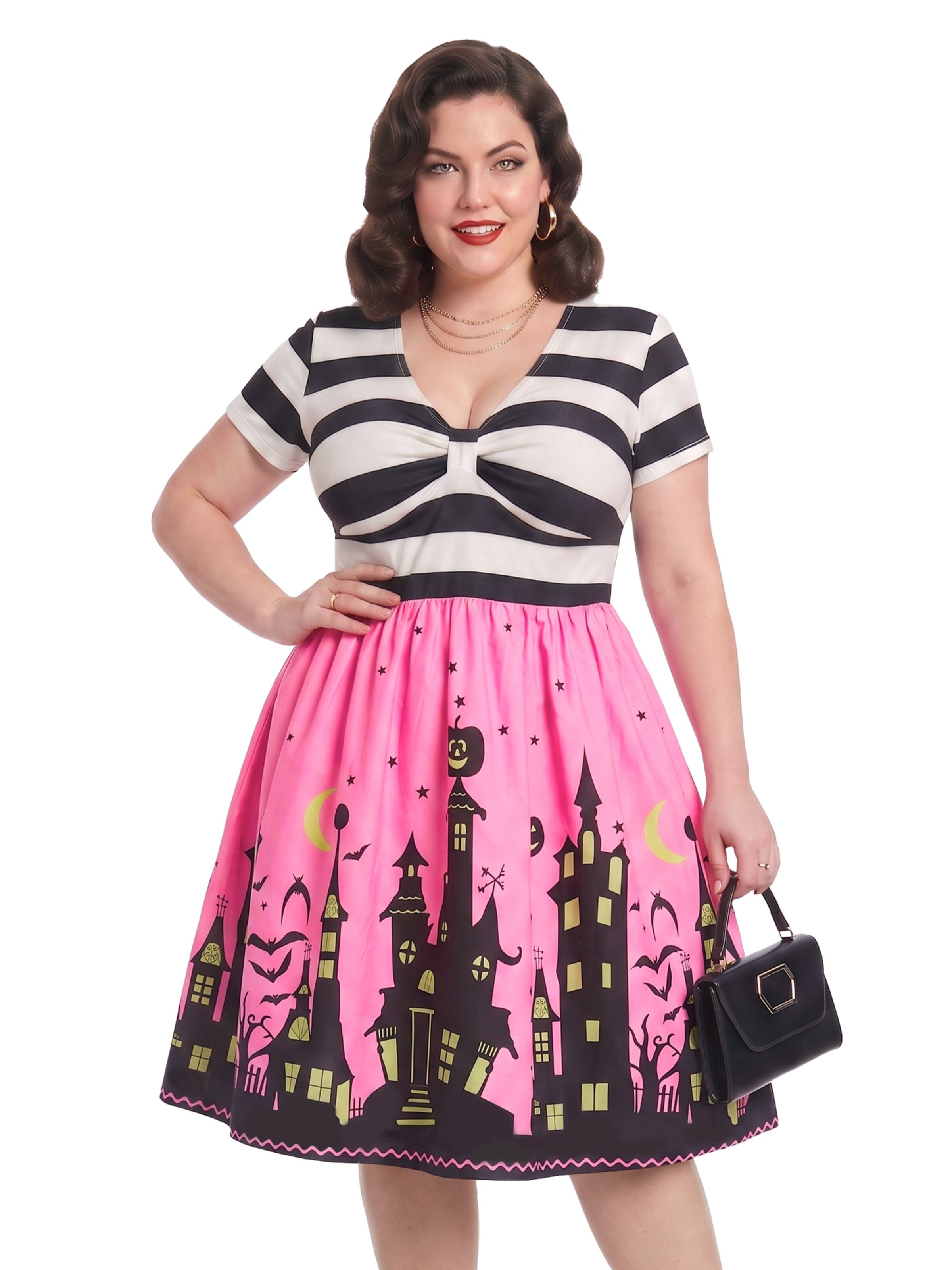 MEETWEE Oversized jurk in Roze
