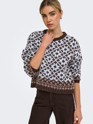 ONLY - Jersey 'CARO' en marrón