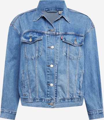 Levi's® Plus Prehodna jakna 'PL 90s Trucker' | modra barva: sprednja stran