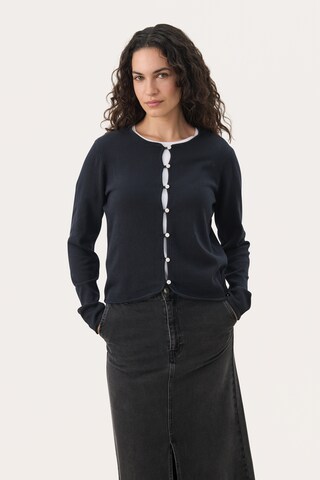 Part Two Gebreid vest 'Pavline' in Blauw
