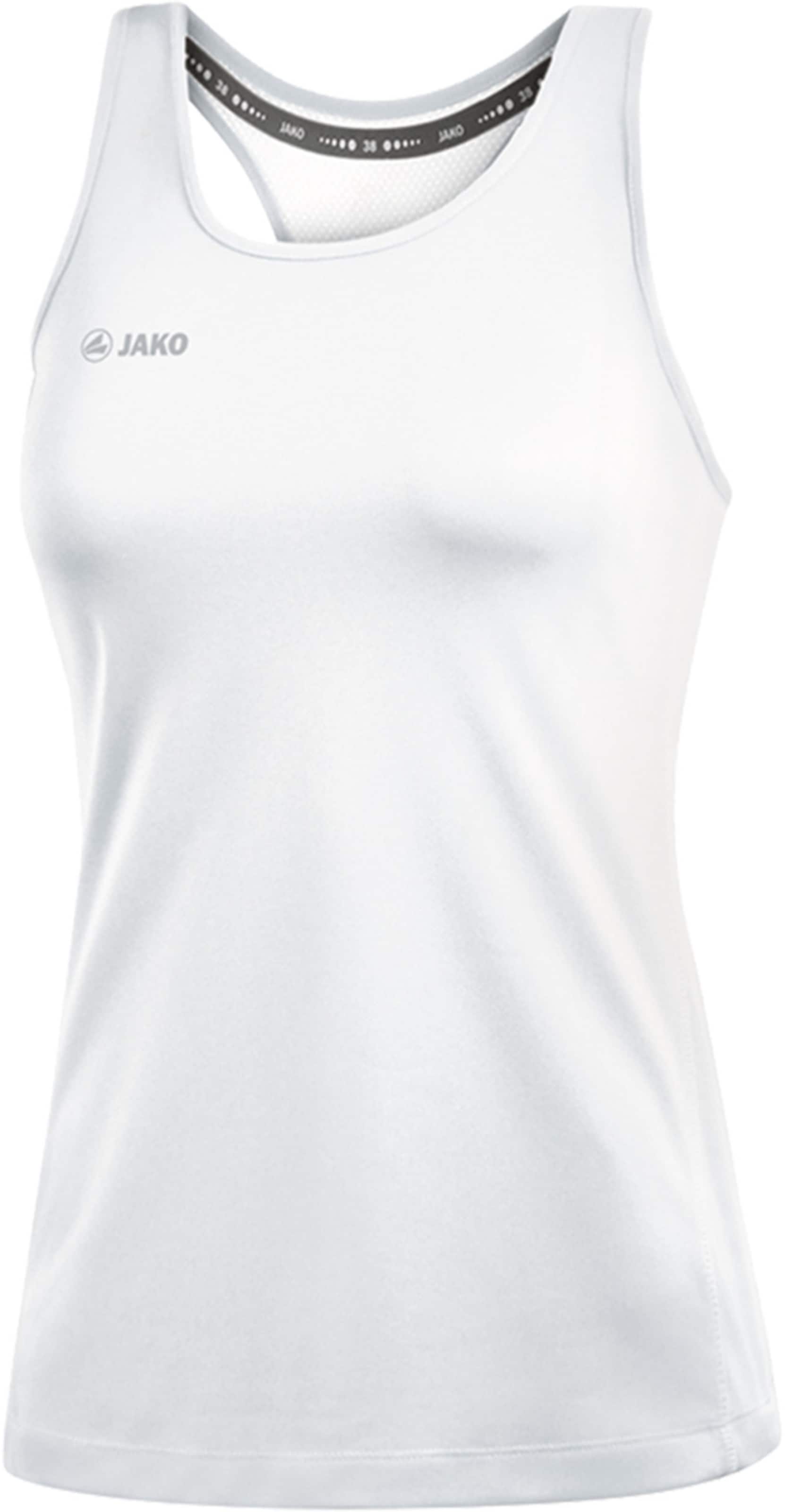JAKO Sports Top in White: front