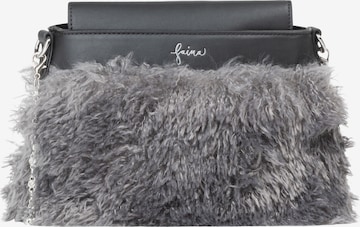 faina Clutch in Grey: front