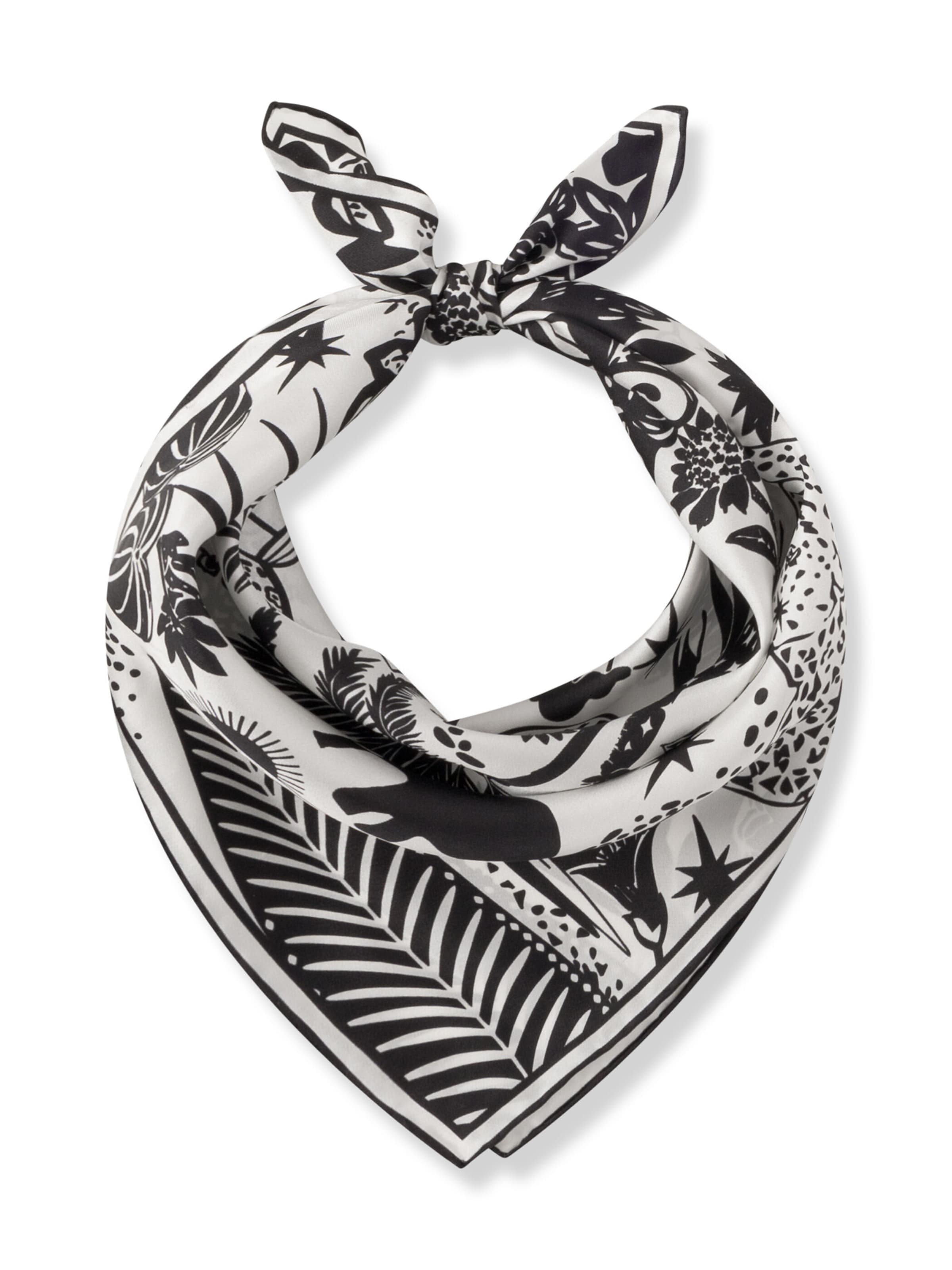 Foulard CODELLO en noir : devant