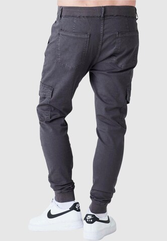 Tapered Pantaloni cargo 'Aramis' di 2Y Premium in grigio