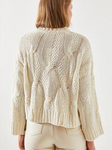 Pull-over Bianco Lucci en beige