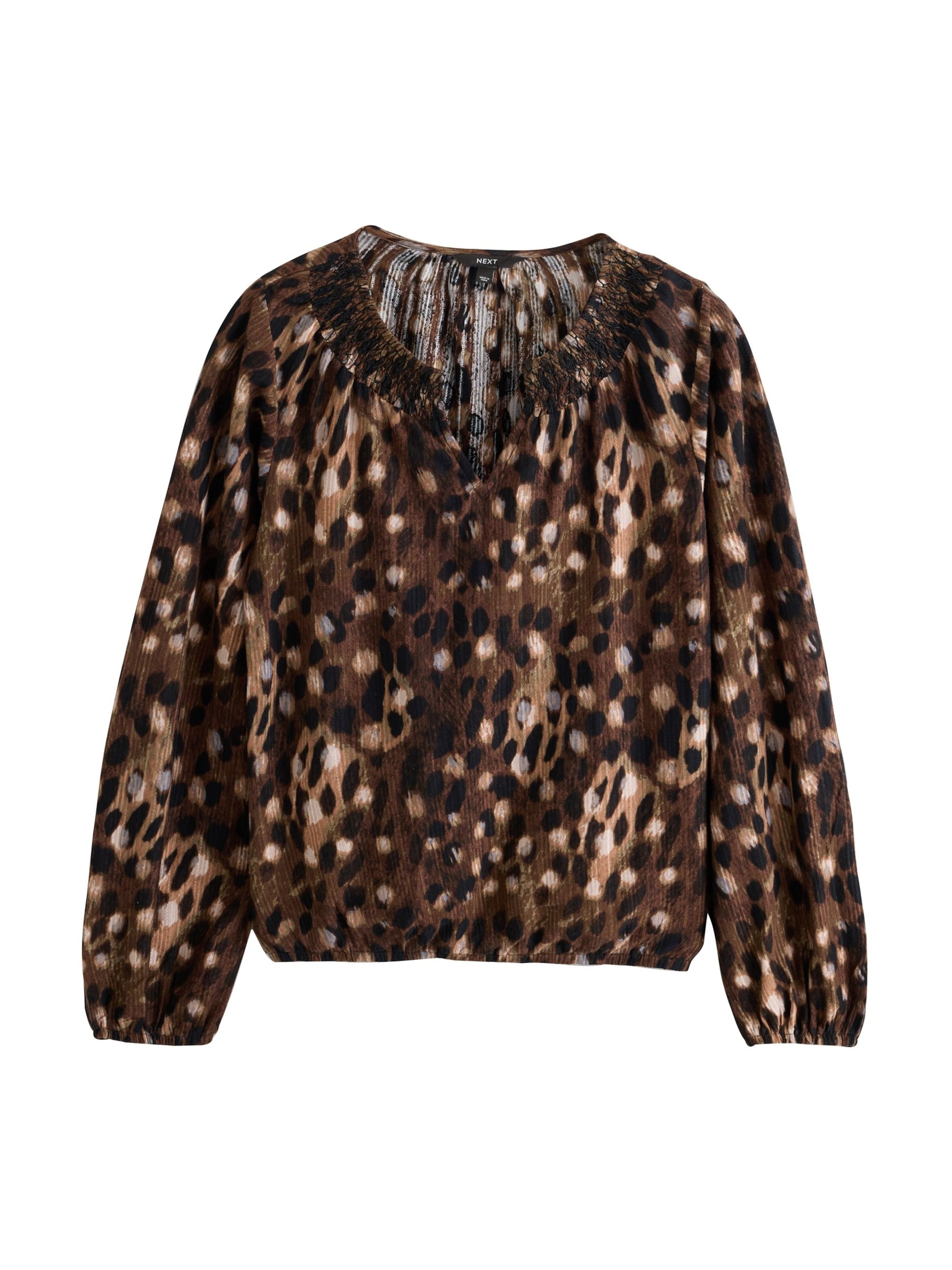 Next Bluse i blandingsfarvet: forside