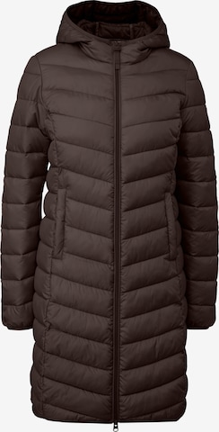 Manteau d’hiver QS en marron : devant