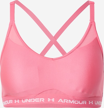 rožinė UNDER ARMOUR Biustjė Sportinė liemenėlė: priekis