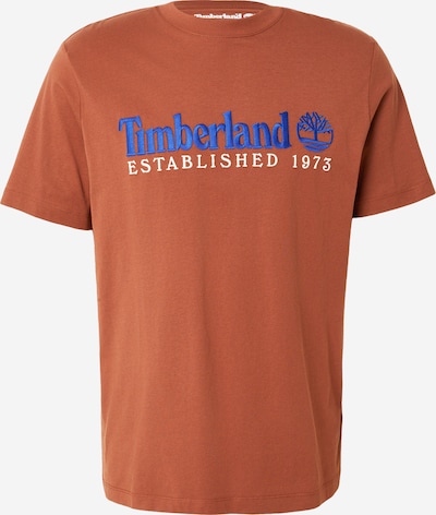 S dydžio Marškinėliai 'ESTABLISHED 1973' iš TIMBERLAND, spalva – tamsiai mėlyna / rusva / balta, Prekių apžvalga