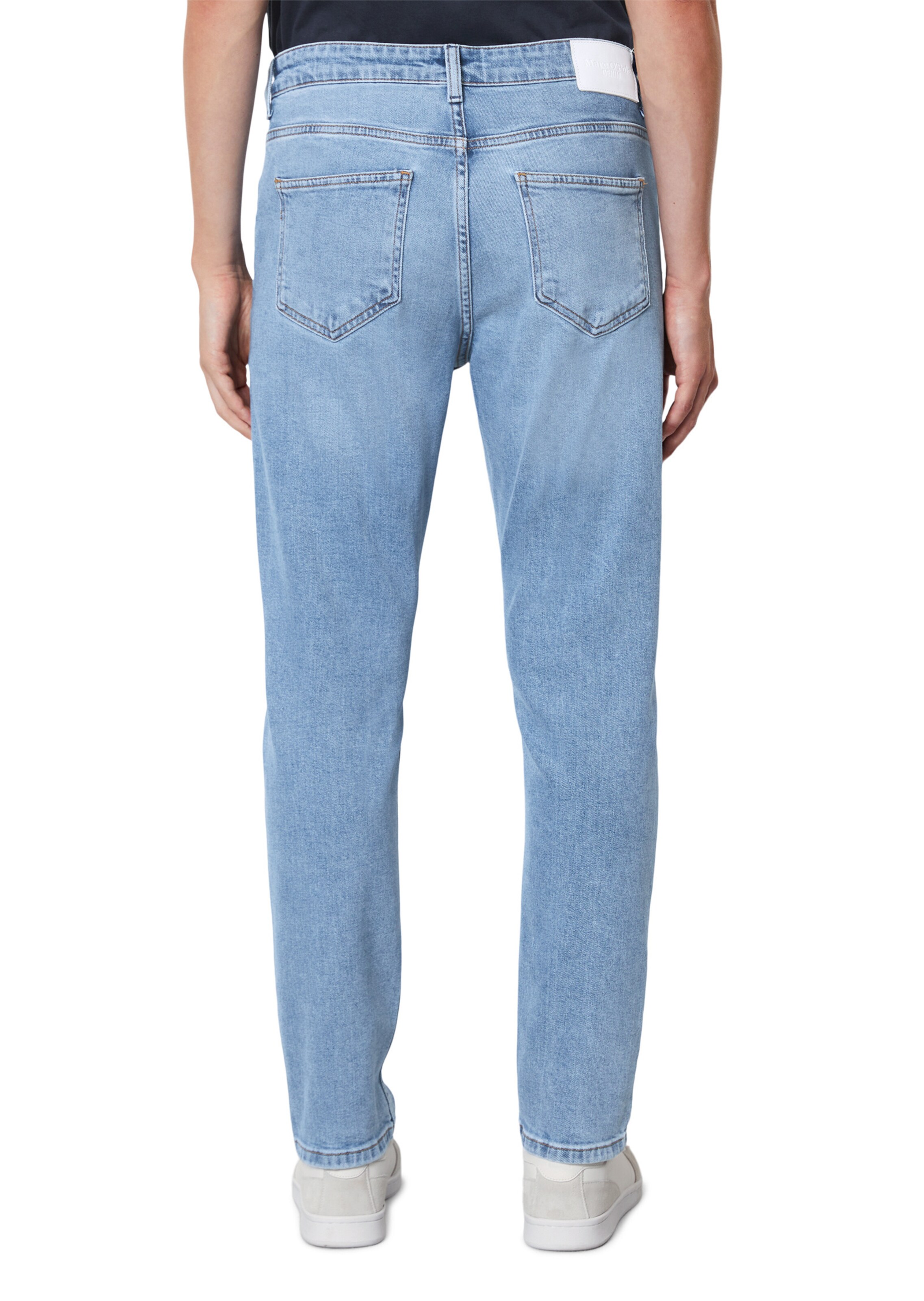 Marc O'Polo DENIM Tapered Jeans 'Linus' in Blauw