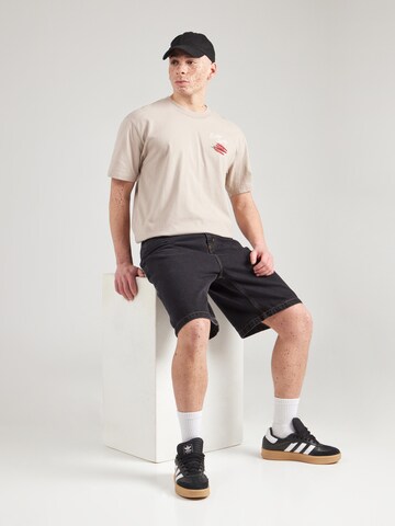 T-Shirt HOLLISTER en marron