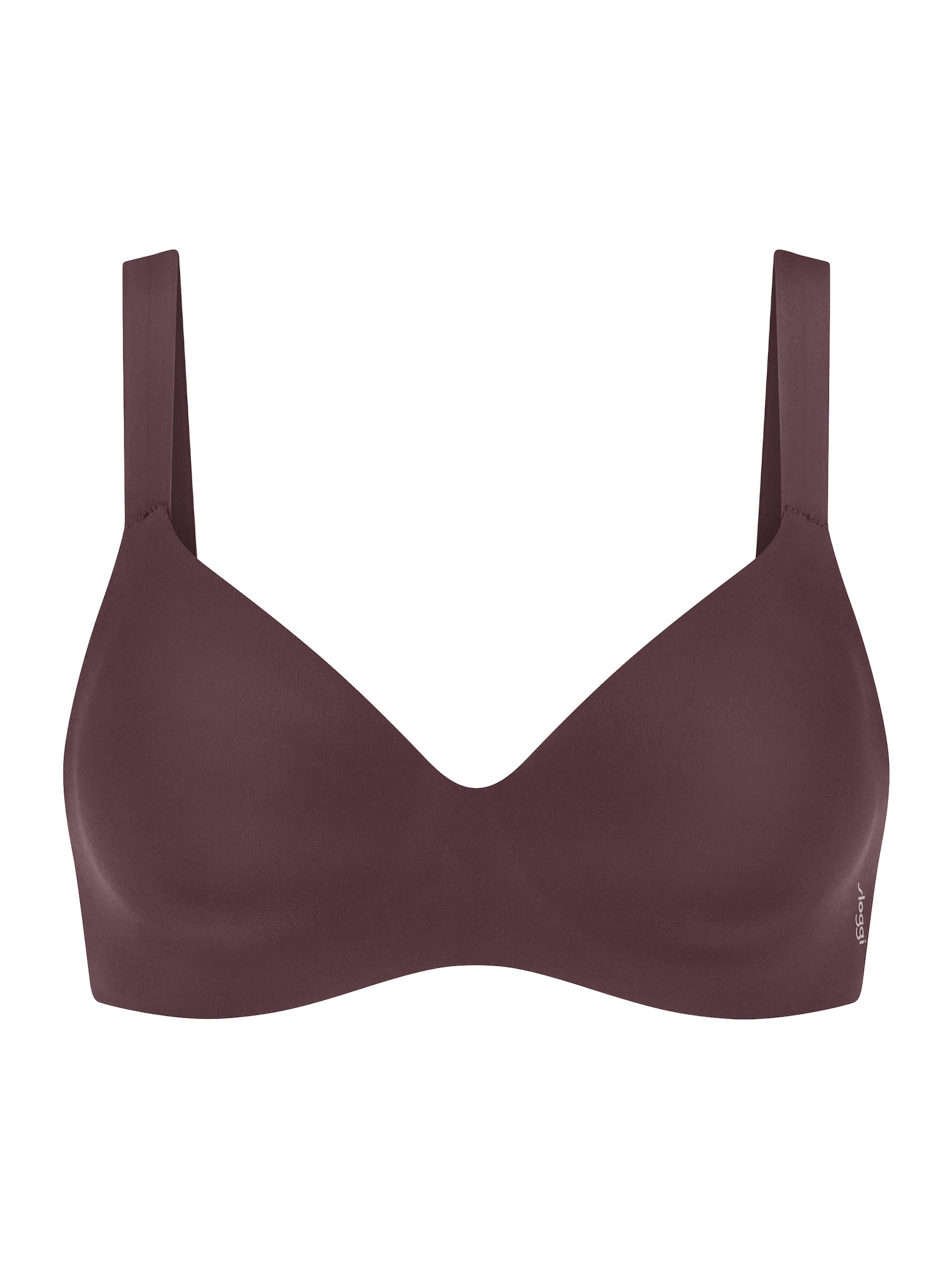SLOGGI T-Shirt Soft-Cup-BH ' Blue ZERO Feel 2.0 THE UP ' in Braun: Vorderseite