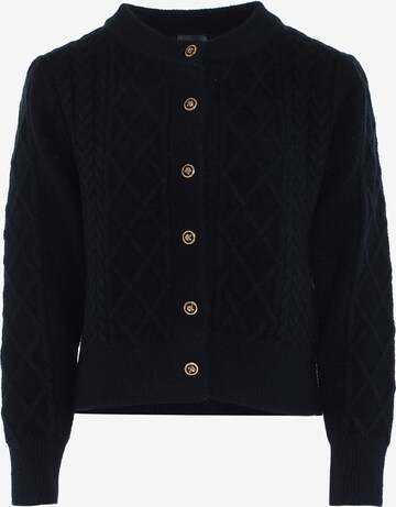 DreiMaster Klassik Knit cardigan in Black: front