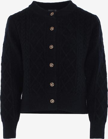 DreiMaster Klassik Knit Cardigan in Black: front