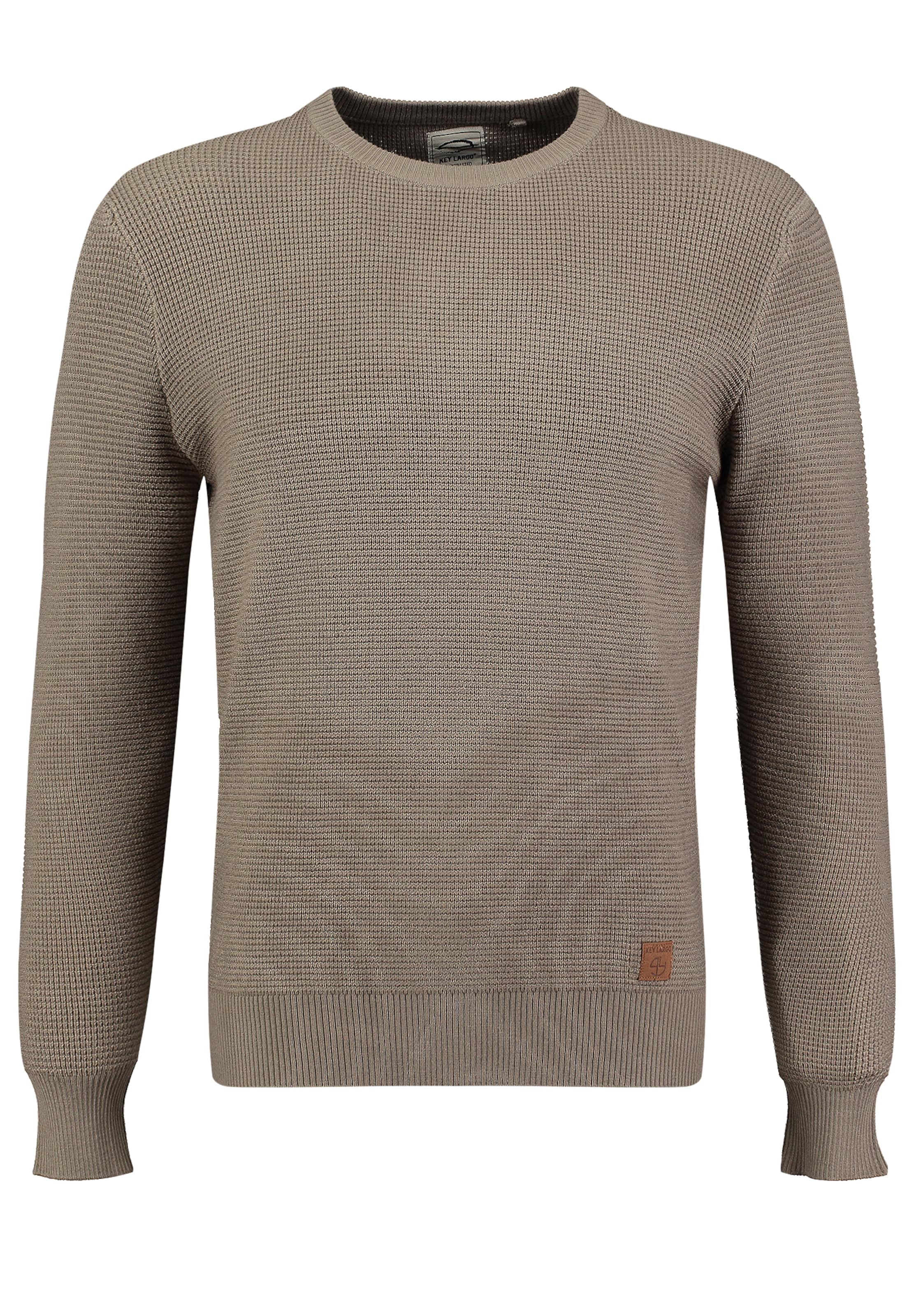 Key Largo Kampsun 'KLEverton', värv pruun: eest vaates