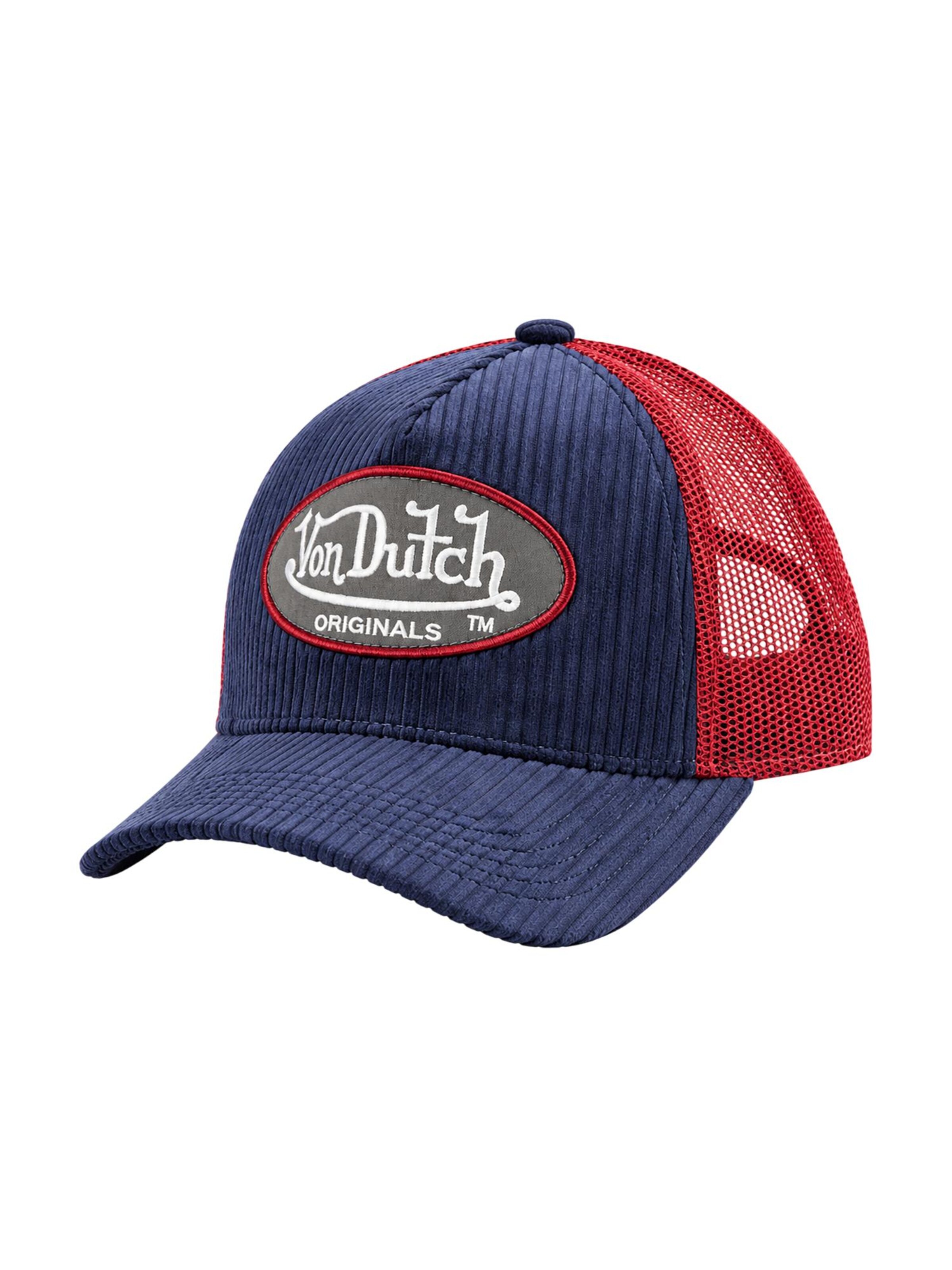 Von Dutch Cap 'Boston'‌‌‌‌‌‌‌‌‌ in Blau: Vorderseite