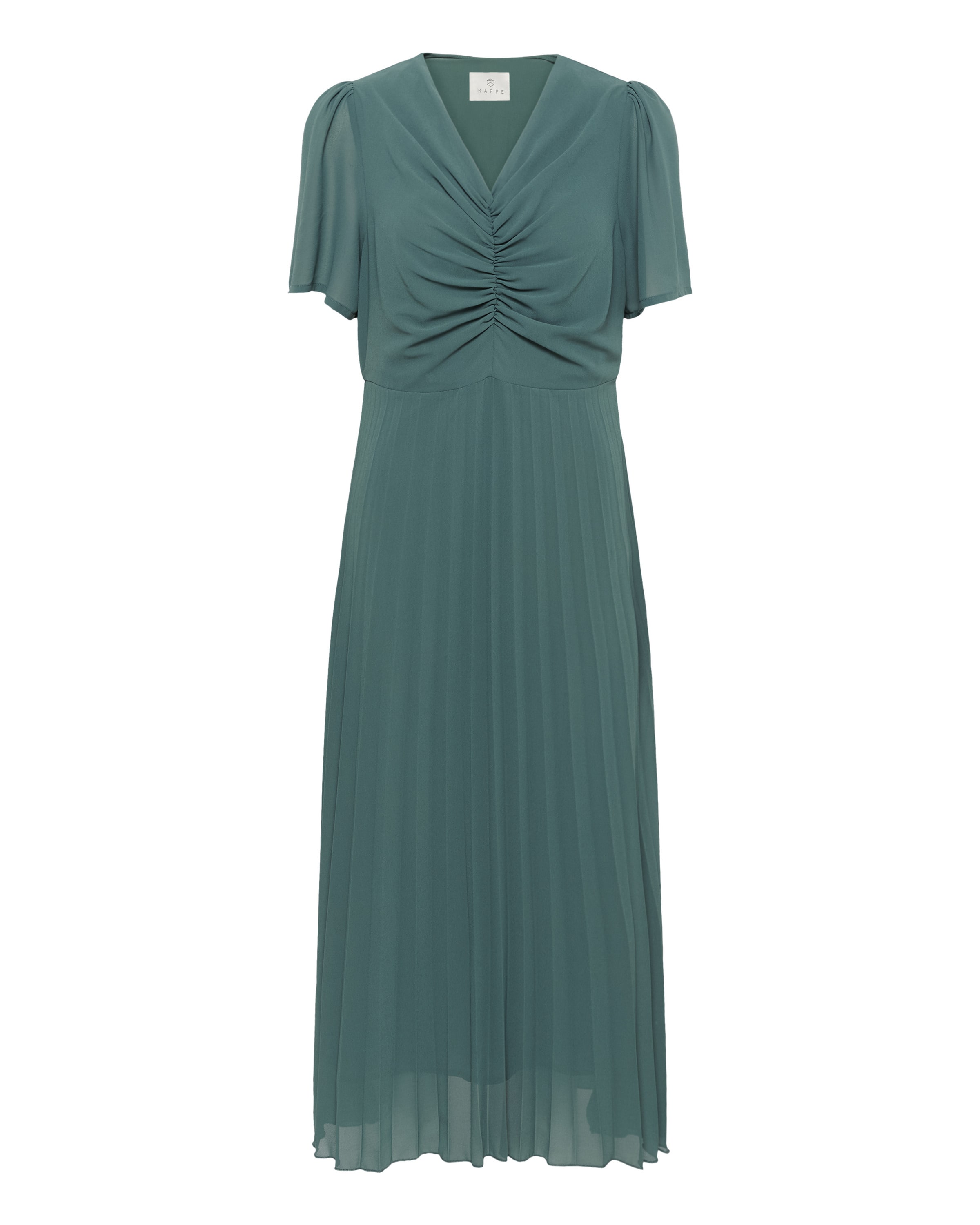 Kaffe Kleid 'Evelyn' in Grün: Vorderseite