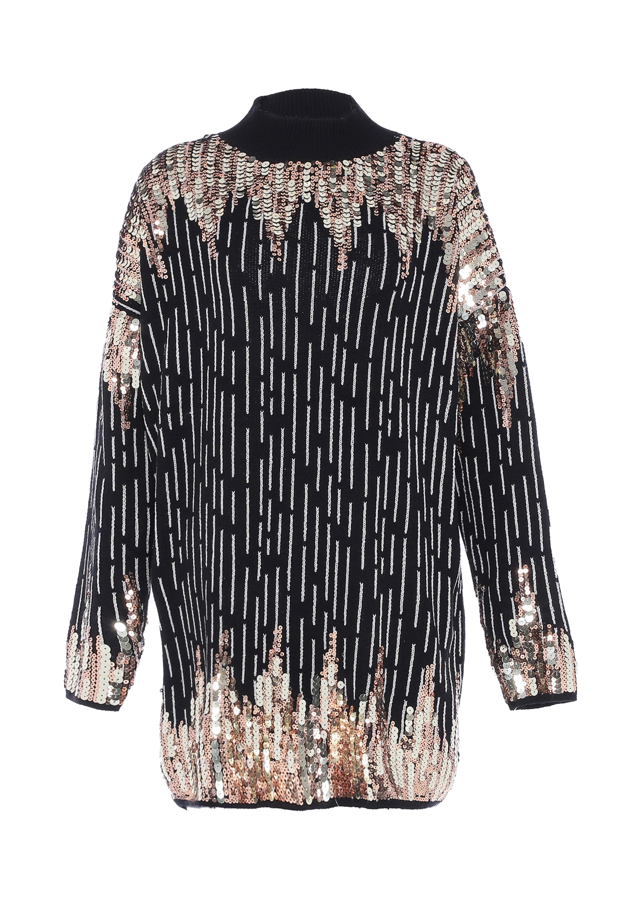 faina - Pullover em preto: frente