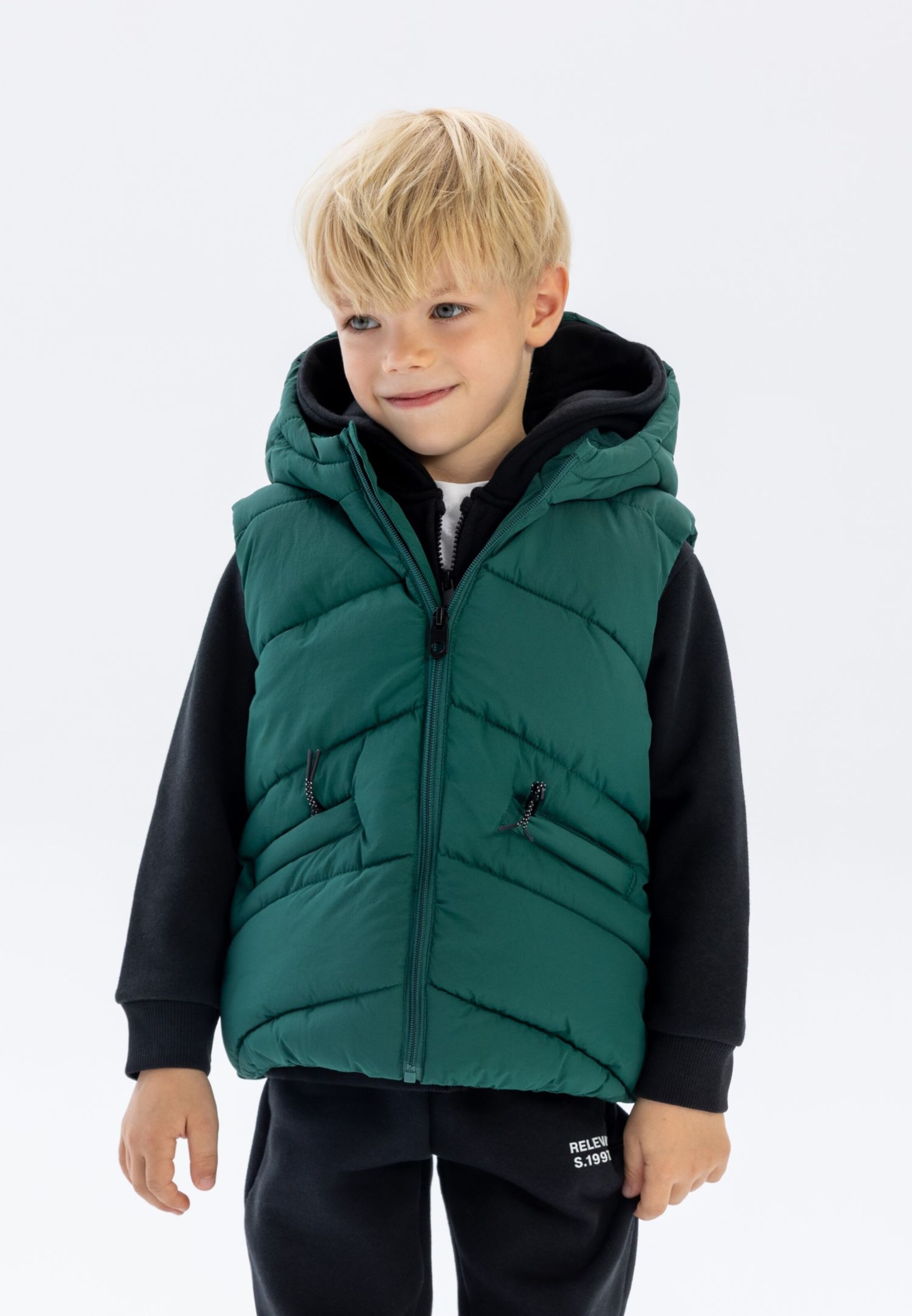 MINOTI Жилетка в Зеленый: спереди