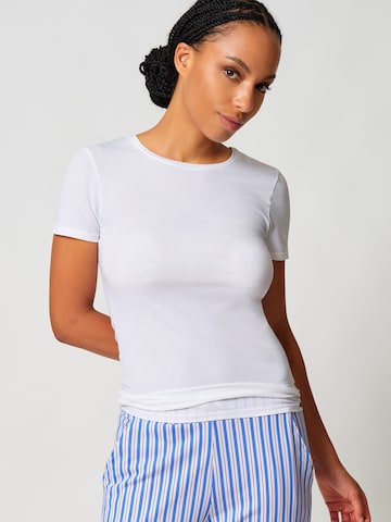Skiny Тениска в бяло: отпред