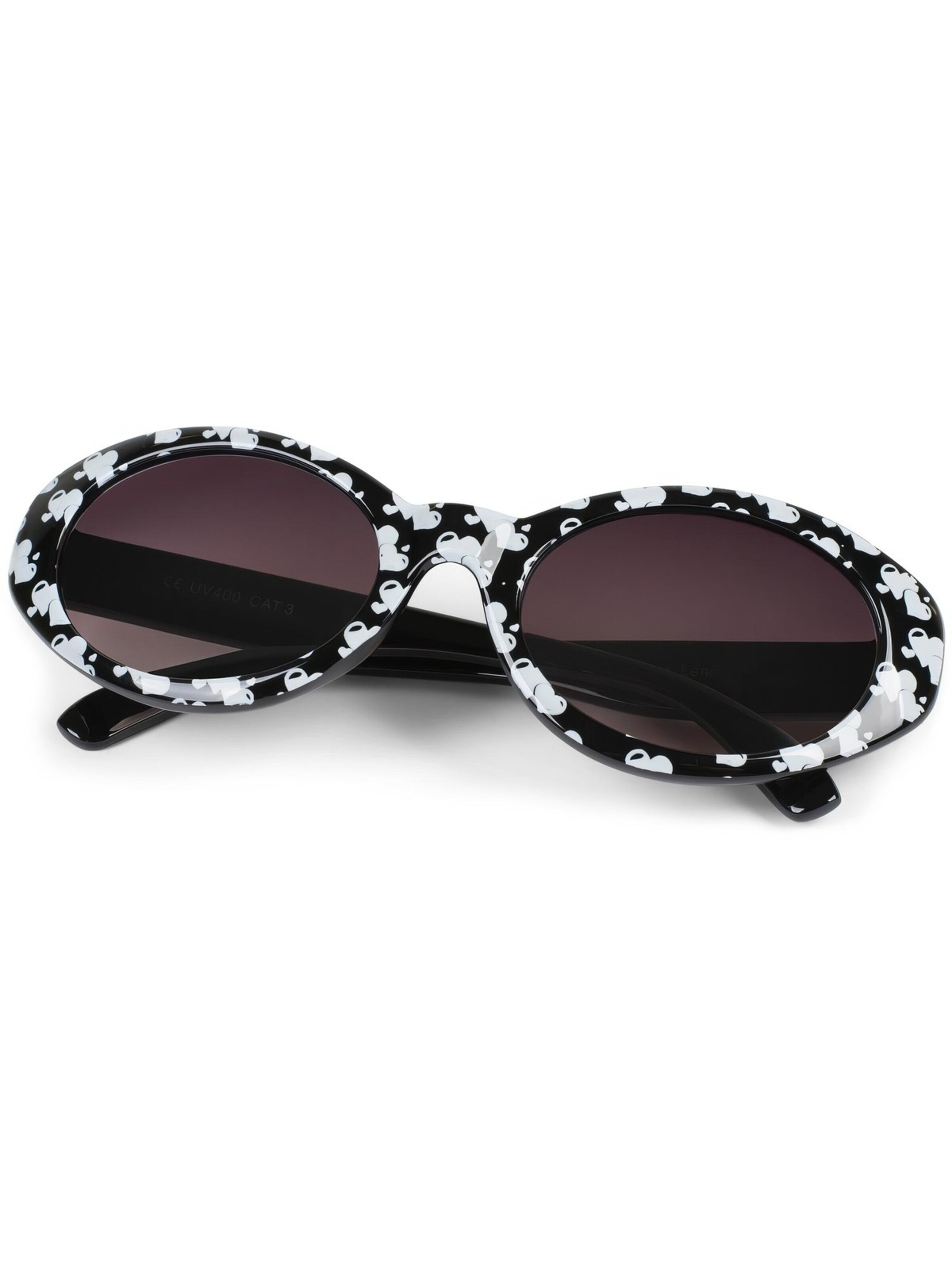styleBREAKER Sunglasses 'Kinder Sonnenbrille mit Herzchen, Mädchen' in Grey