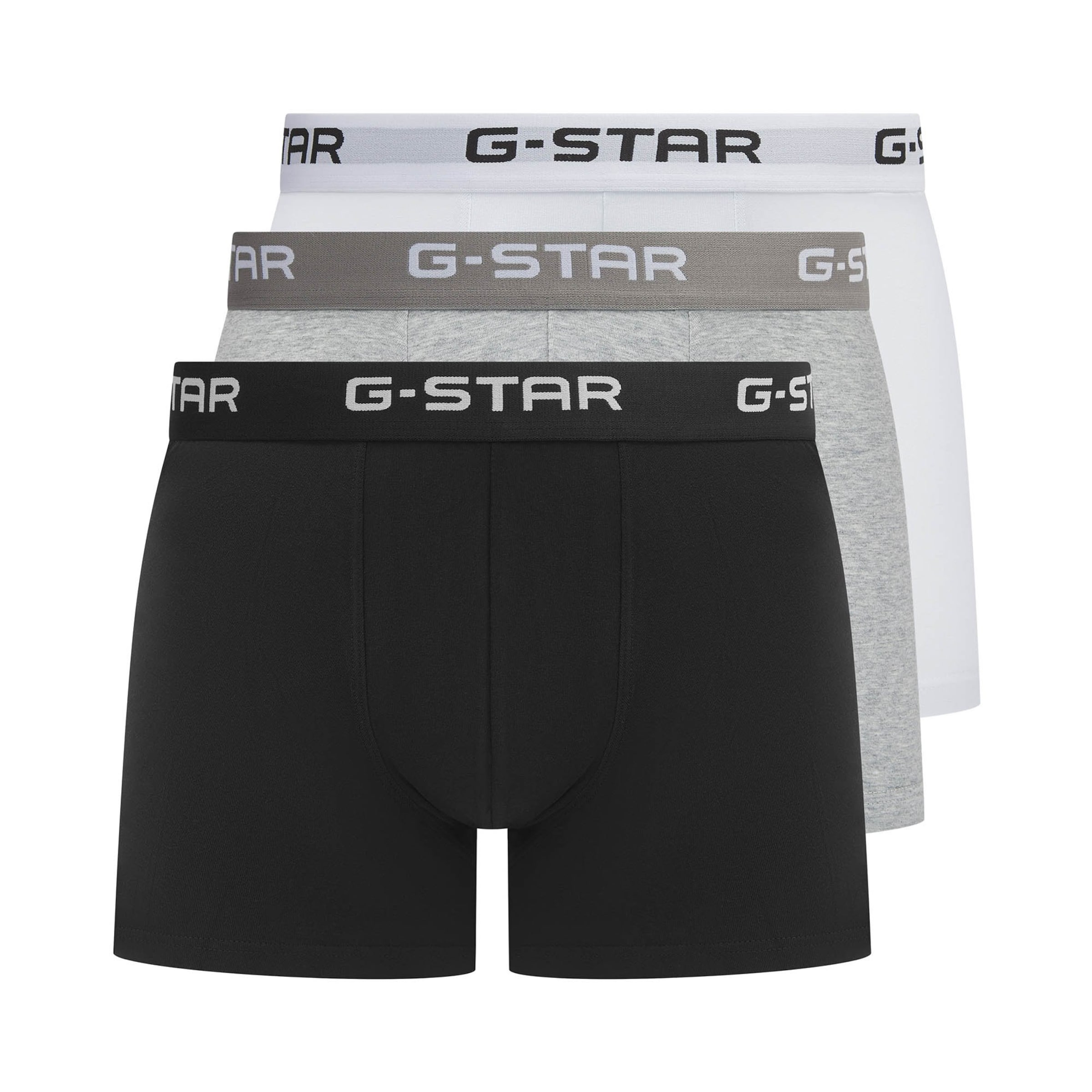 Boxer G-STAR di colore grigio chiaro / grigio sfumato / nero / bianco, Visualizzazione prodotti