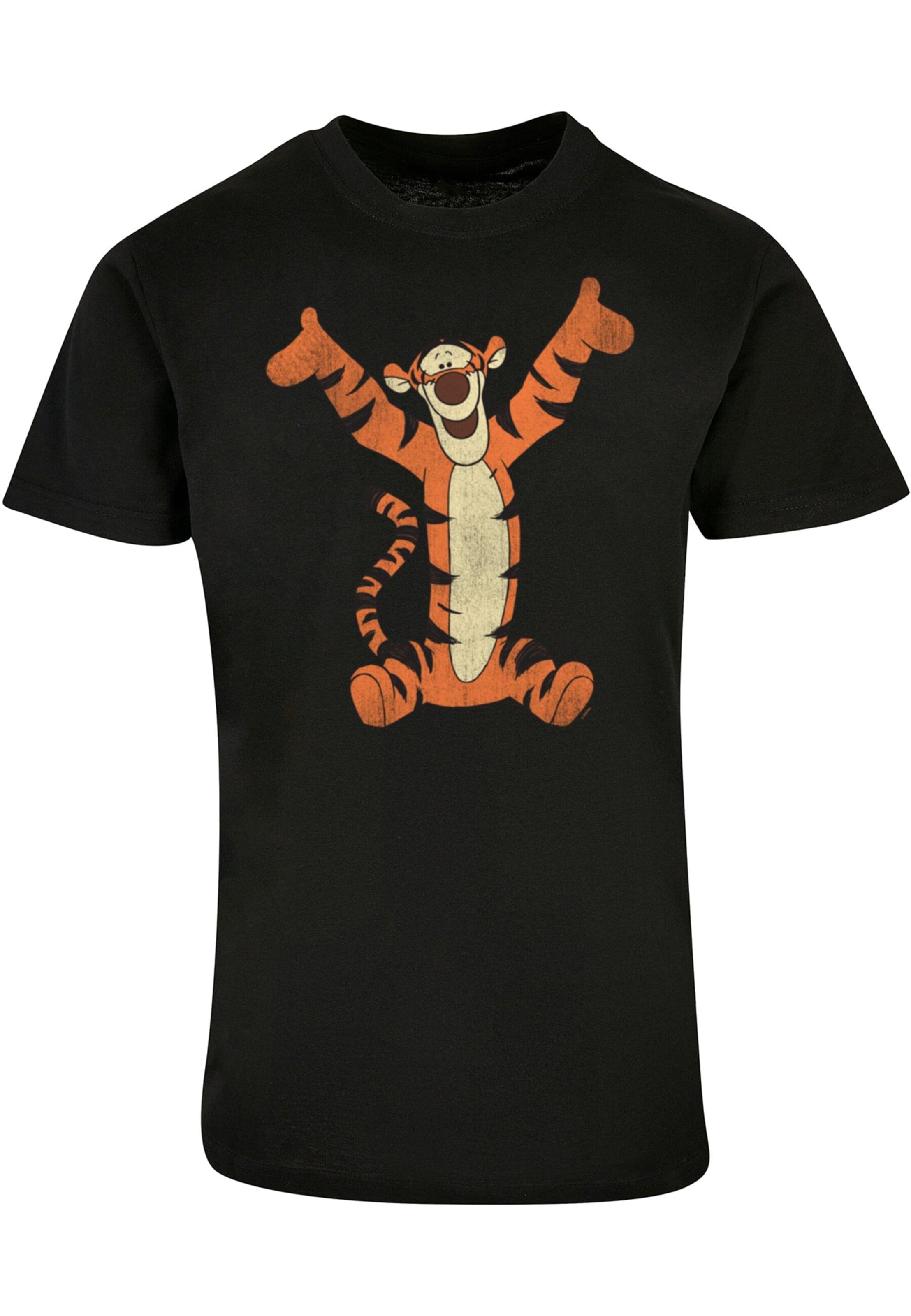 T-Shirt 'Winnie The Pooh - Tigger' ABSOLUTE CULT en noir : devant