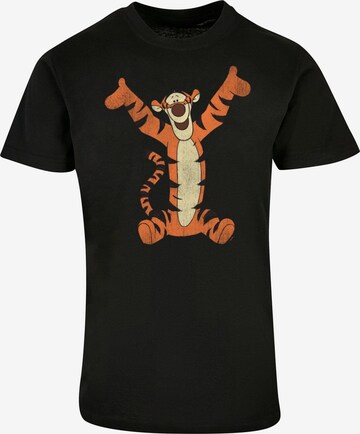 ABSOLUTE CULT Shirt 'Winnie The Pooh - Tigger' in Black: front