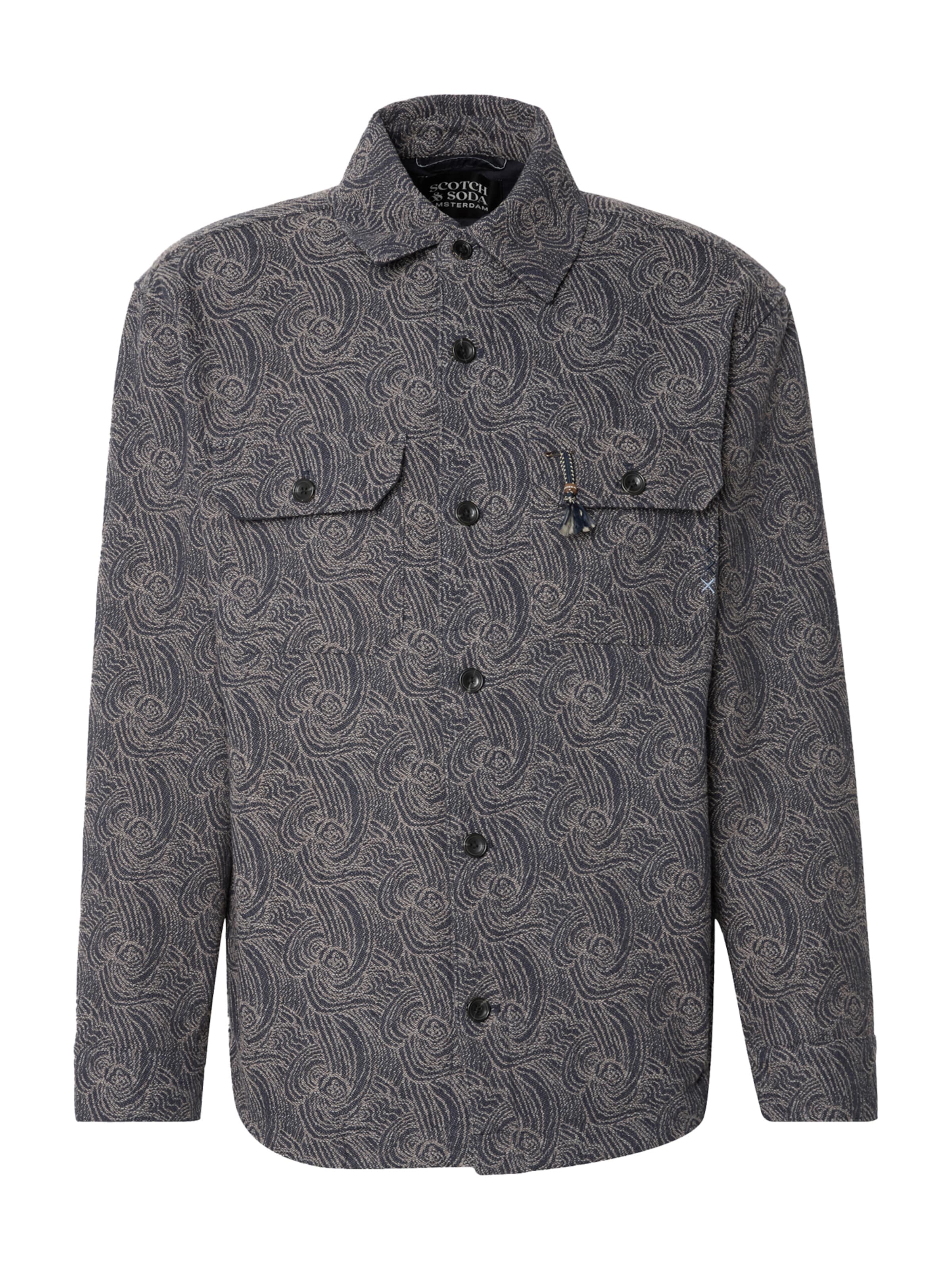 SCOTCH & SODA Přechodná bunda – modrá: přední strana